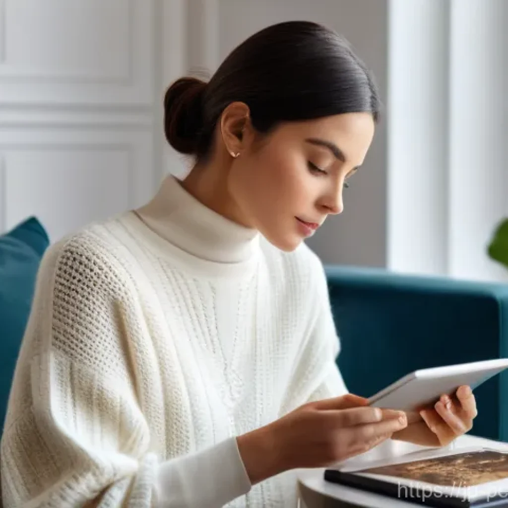 향수 유통 및 마케팅 전략 - **Prompt: Online Perfume Discovery and Personalization at Home**
    A stylish young woman in her la...