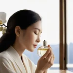 향수의 전문가 분석 - **Prompt 1: "Discovering Personal Harmony in Fragrance"**
    A sophisticated Japanese woman in her ...